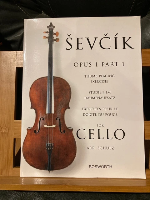 Sevcik exercices pour le doigté du pouce op. 1 partie 1 éd. Bosworth Schulz