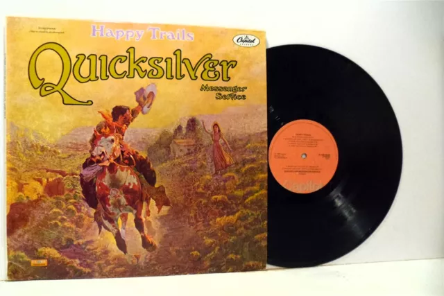 QUICKSILVER MESSENGER SERVICE happy trails LP VG+/VG, 5C 038-80048, vinyl, album