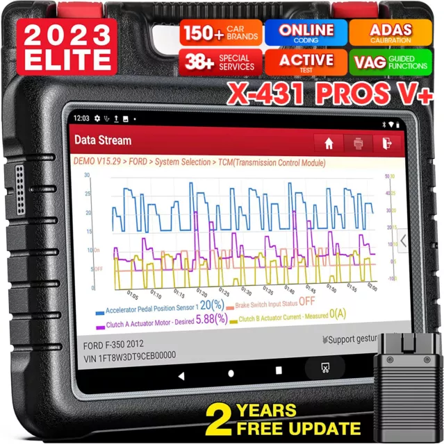 2024 LAUNCH X431 PROS V+ PRO 5 Outils diagnostics Codage ECU Systèmes Complète