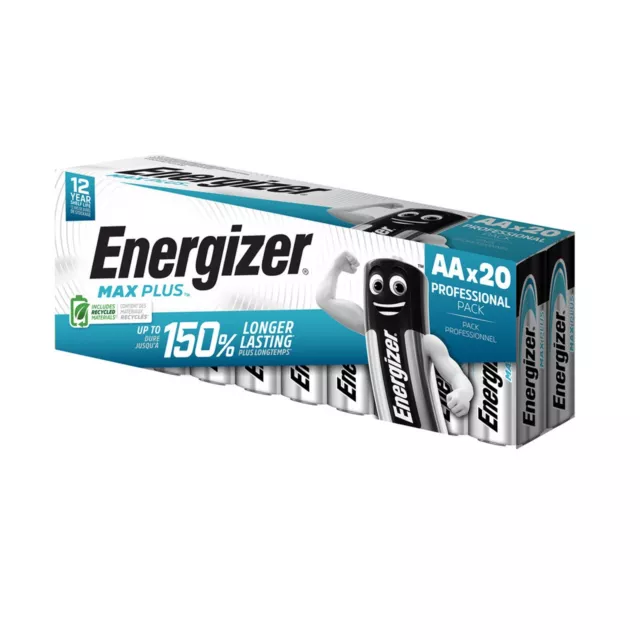 Energizer Max Plus Mignon (AA)-Batterie Alkali-Mangan  1.5 V 20 St.