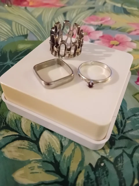 Bague Argent 925 Rubis Créé En Laboratoire 5.2 Carats - Taille 9 (Fait Main, Inde)