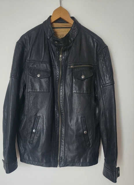 Veste Bleue à Rayures IZAC En Laine - Taille XL, Occasion Très Bon état