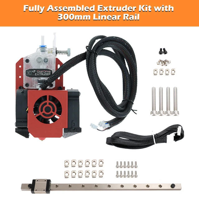 FULLY ASSEMBLED EXTRUDER Kit with Linear Rail for ENDER3/ENDER3S ...