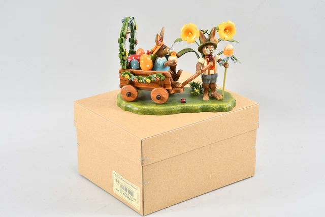 J69D48- Hubrig Figur „Auf zur Frühlingswiese“, Erzgebirge