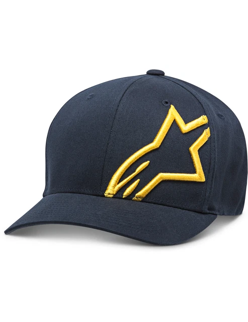 Alpinestars Corp Shift 2 Curved Brim Cap in Navy/Gold