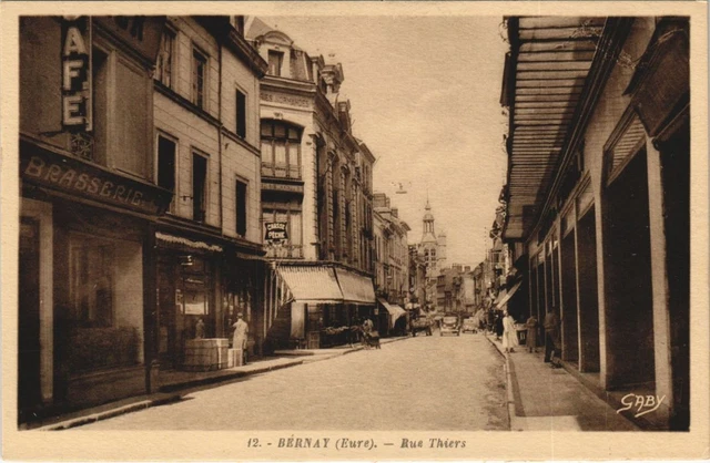 CPA BERNAY - Rue Thiers (160518)