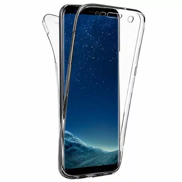 Funda para Samsung Galaxy A6 2018 Carcasa Gel Silicona Doble 360 TSG + Protector