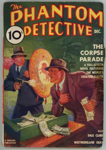 Phantom Detective Dec 1937 Robert Wallace &quot;The Corpse Parade&quot;
