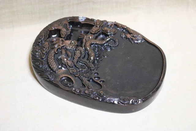 Ink Stone Suzuri Japanese Vintage Calligraphy Tool S516
