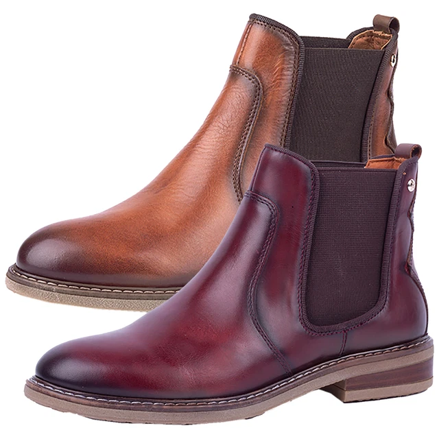 Pikolinos Femmes Chelsea Bottes Bottines en Cuir Aldaya W8J-8751C1