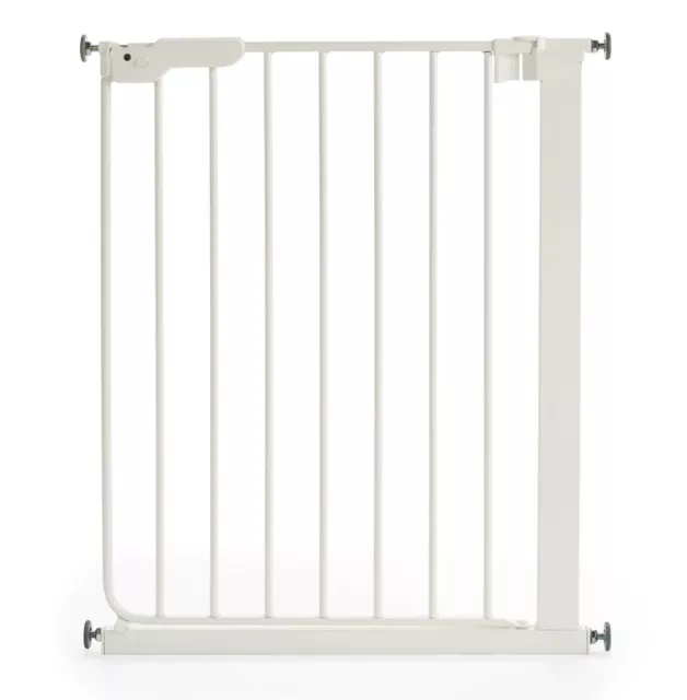 BabyDan Avantgarde Gate True Pressure Fit Stair Safety Gate Wooden Silver Beech