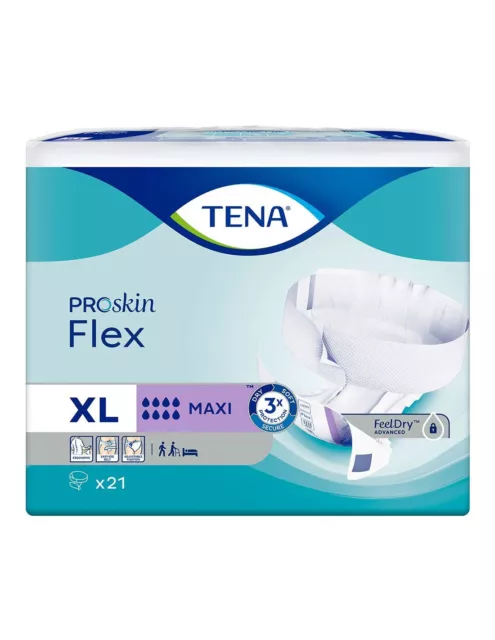 Tena Proskin Flex Suprima Slip Absorbant A Ceinture 21pz XL