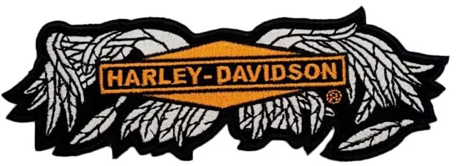 HARLEY DAVIDSON BROKEN WING EMBROIDERED PATCH 5 Inch
