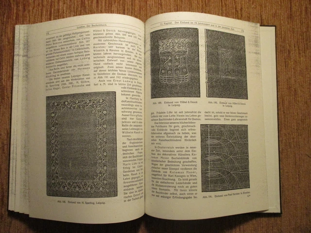 Loubier DER BUCHEINBAND 1904 Bibliophilie EINBANDKUNST Buchbinder HANDEINBAND 22