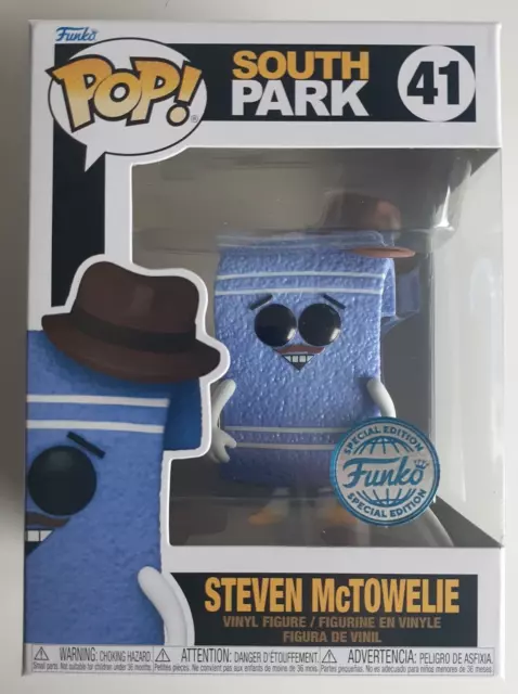 Funko POP! *STEVEN MCTOWELIE* #41 SOUTH PARK SPECIAL EDITION FREE POP!