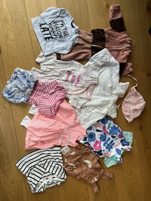Baby Girl Summer Clothes Bundle 0-3 Months - 11 items (2 new) Next, Conrad, M&S