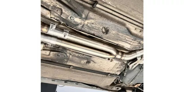 FOX Verbindungsrohr 76/2x70 passend auf 70er Katalysatoren Audi S4 B5