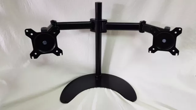 Dual Monitor Arm Stand Desk Mount 13-27 Inch LED LCD PC Computer or TV Screens