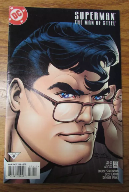 Dc Comic Book Superman The Man Of Steel #74  Dec 1997