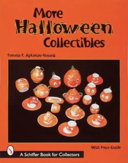 Halloween book Antique Jack O Lantern Moon Witch MORE