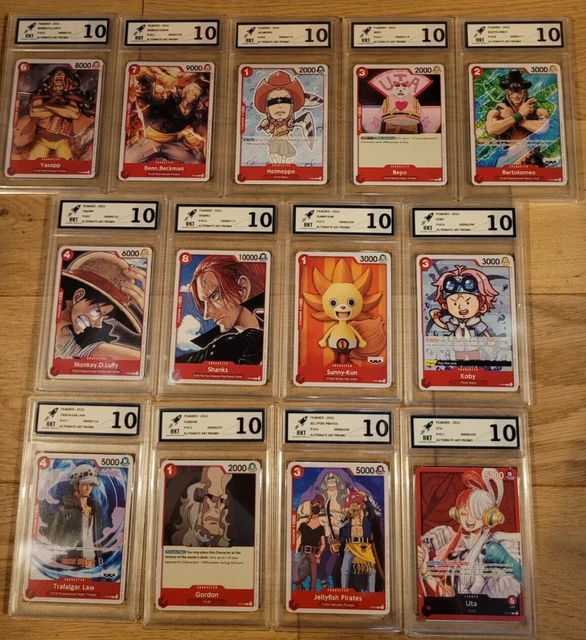 ONE PIECE FILMRED 2022 Full 13 Card Alternate Art Promo Set Rkt