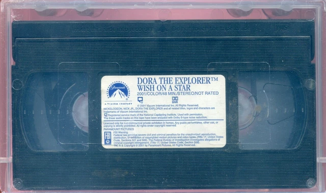 DORA THE EXPLORER - Wish on a Star (VHS, 2001) Animated Movie £2.88
