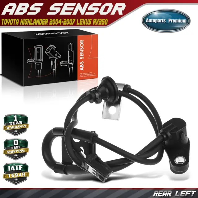 ABS Wheel Speed Sensor for Lexus RX330 RX350 RX400h Toyota Highlander Rear Left