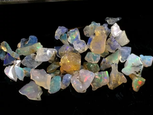 Natural Ethiopian Crystal Opal Rough CHIPS 4.8tcw 3