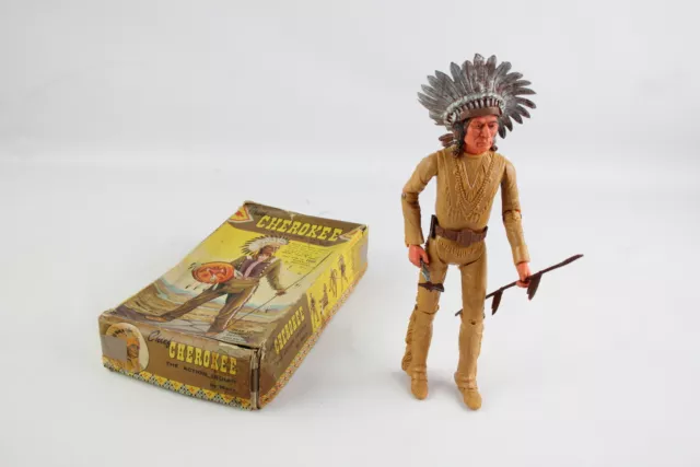 Vintage Boxed Chreokee 'The Action Indian'