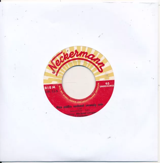 Man müßte nochmal zwanzig sein - Michael Cronen - LC Single 7" Vinyl 267/02