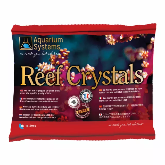 Aquarium Systems Reef Crystals Sel de Mer - 380 G - Sel Mer Korrallen Récif