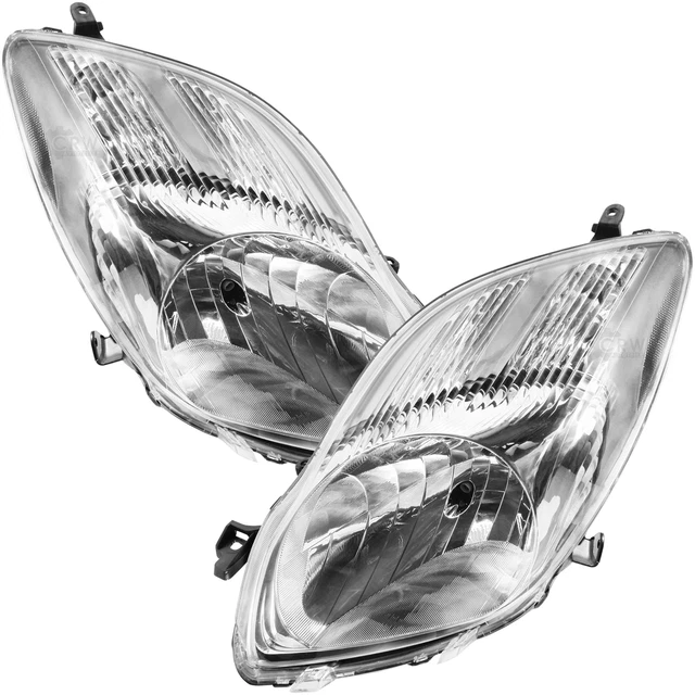 2 PHARES AVANT H4 POUR TOYOTA YARIS P9 (2005-2009) - NEUFS, GAUCHE ET DROITE - BESTPRICE