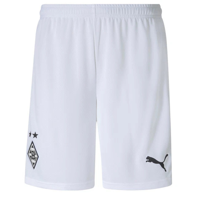 Puma BMG Borussia Mönchengladbach Fanartikel Home Short kurze Hose Herren weiß