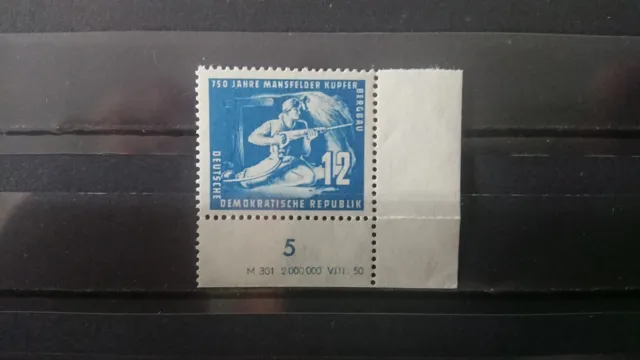 DDR Jahrgang 1950 MiNr:273 postfrisch Druckvermerk