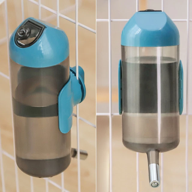 Rabbit Small Animal For Cage Hanging Leakproof Dog Cat Pet Water Bottle Plastic