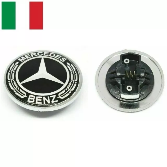 Fregio Logo Stemma Emblema Cofano Anteriore per MERCEDES W204 Classe C E CLK