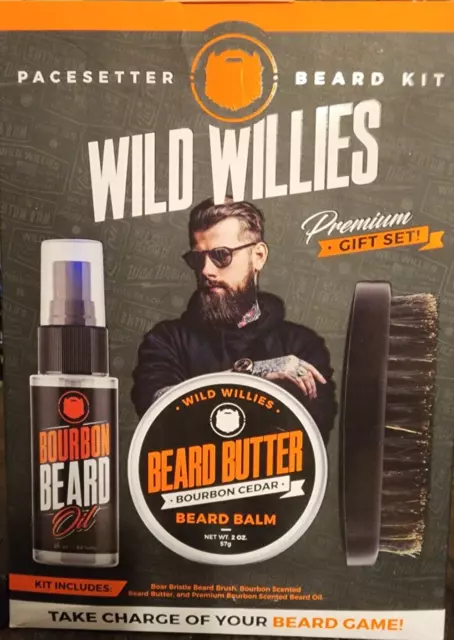 Wild Willies The Pacesetter Premium Beard Kit-Gift Set