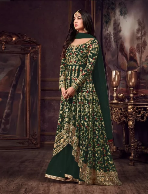 Pakistanais Femme Salwar Fête Bollywood Indien Kameez Designer Suit Mariage Robe