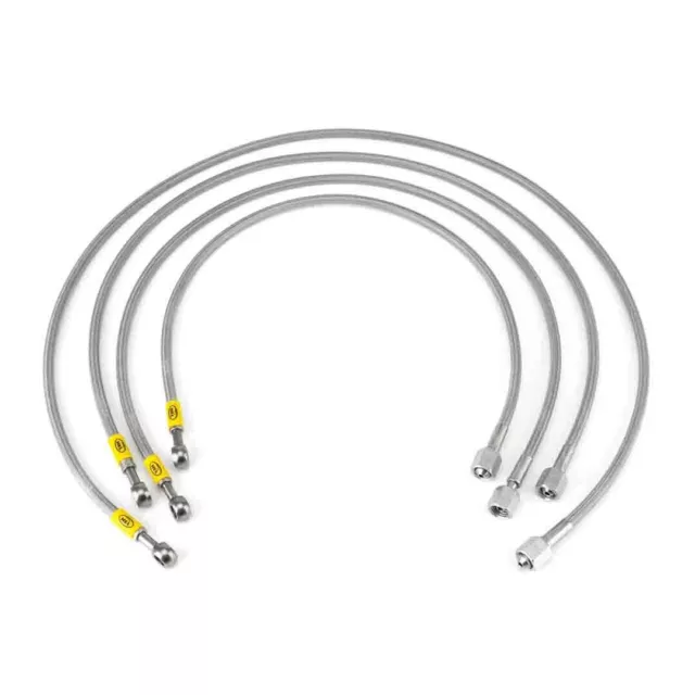 Hel Performance Porsche 924 M12 Injector K-Jet S/S Braided Fuel Injection Hoses