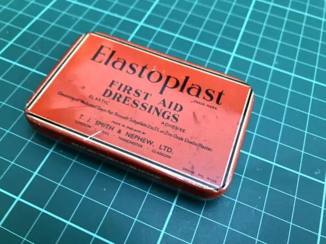 Vintage 'Elastoplast'  First Aid Dressings Tin