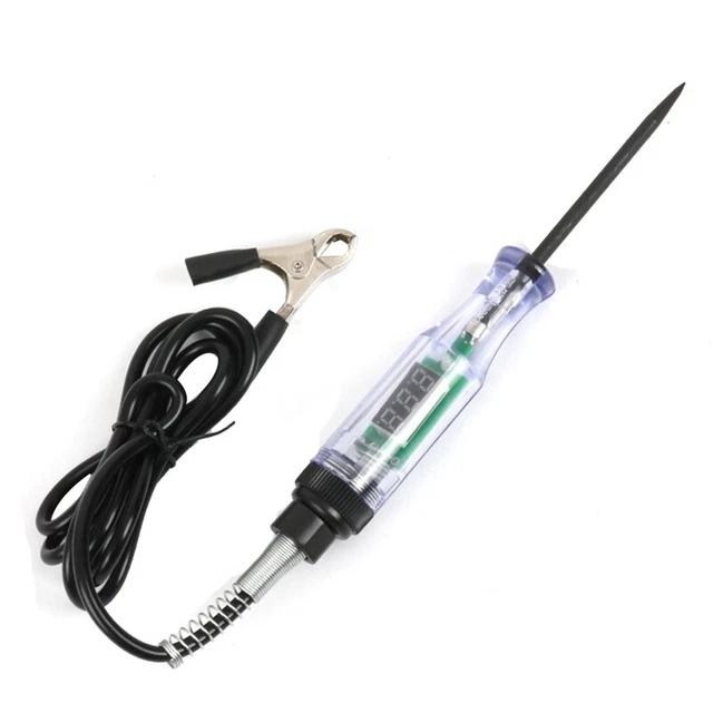 Tester circuito tensione camion 6 V 12 V 24 V display digitale sonda penna elettrica T4Z2
