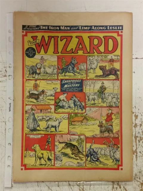 Wizard #1303 3Rd February 1951 British Weekly Uk Comic *