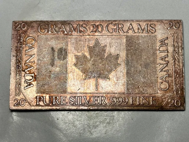 CANADA 20 GRAM .999 Fine Silver Bar by The Silver Mint