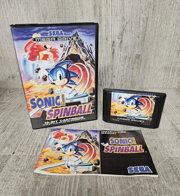SONIC THE HEDGEHOG Spinball Sega Mega Drive Boxed With Manual £14.99 ...