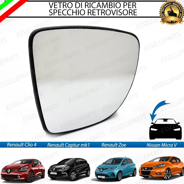 Glace Rétroviseur Droit Dégivrante Renault Captur/Clio 4-5/Zoe - OEM 963654973R