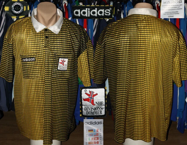 Vintage Wurde Dommer Norway Norge Adidas Schiedsrichter Handball Hemd Trikot Top