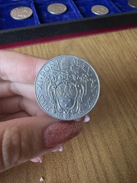 Moneta Citta' Del Vaticano Pio Xi 2 Lire 1930 Sq