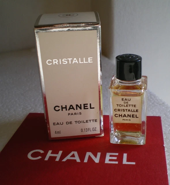 Miniature "CRISTALLE " CHANEL Paris 4 ml EDT + BOITE + NEUF NEW FULL BOX
