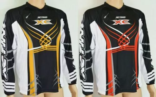 Hebo XC-TING Trial Evolution 3 Jersey Shirt Haut Rouge Blanc/or Noir Enduro