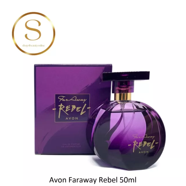 AVON FAR AWAY Rebel Perfume 50ml - FREE POSTAGE £14.99 - PicClick UK